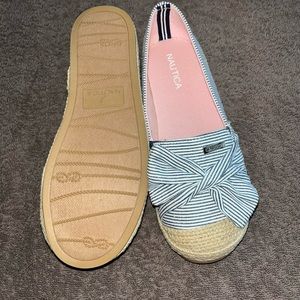 Girls Nautica slip on shoes size 1